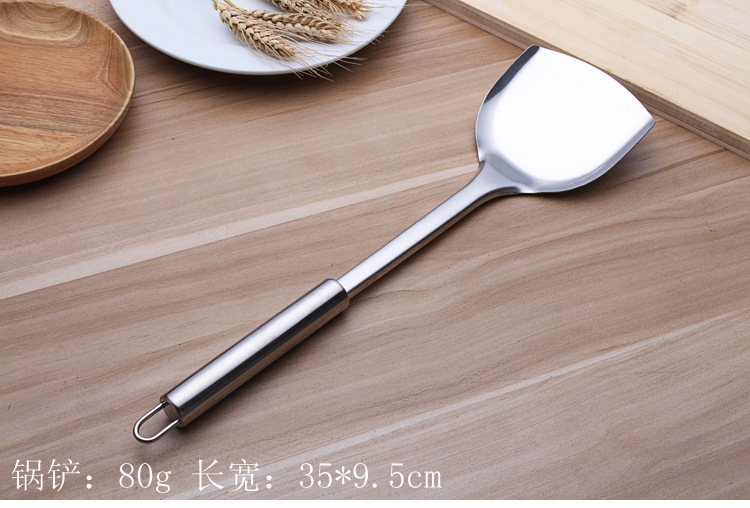 Bộ quà tặng bộ bếp inox gồm bảy bộ đầy đủ bộ thìa đặt chén súp bếp 7 năm nấu ăn chảo chống dính bếp từ
