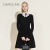 CAROLINE / Carolyn 2018 Mùa đông mới Bảng điều khiển ren dài tay áo dài ECR8DD15 shop váy đẹp Sản phẩm HOT