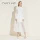 CAROLINE / Caroline 2018 mùa đông mới với lưới đan váy ECR8DA10 váy 2 dây body