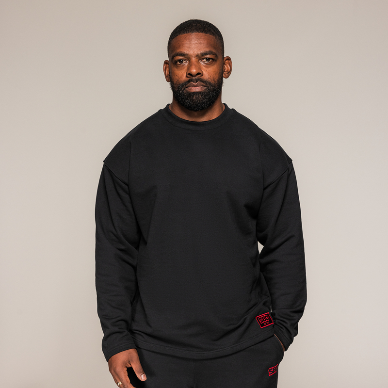 British Sbd Classic Series Sweatshirt Sports Sweatshirt Round Neck Pullover Hoodless Sweatshirt Casual Wear