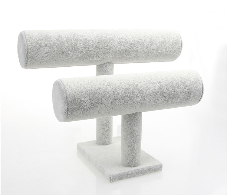 Flannel một lớp ba lớp vòng đeo tay khung trang sức hiển thị đứng đồng hồ đeo tay kệ trưng bày bao bì giá - Vòng đeo tay Cuff vòng phong thủy