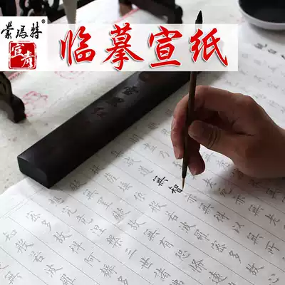 Xiaokai brush copybook Heart Sutra scriptures Buddhist scriptures adult beginner soft pen calligraphy copying red rice paper
