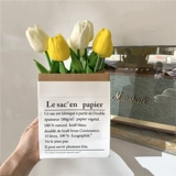 Ins nordic simulation clorhk tulip сухой букет набор Pacific Paper Bacd Комната на рабочем столе раскалывание
