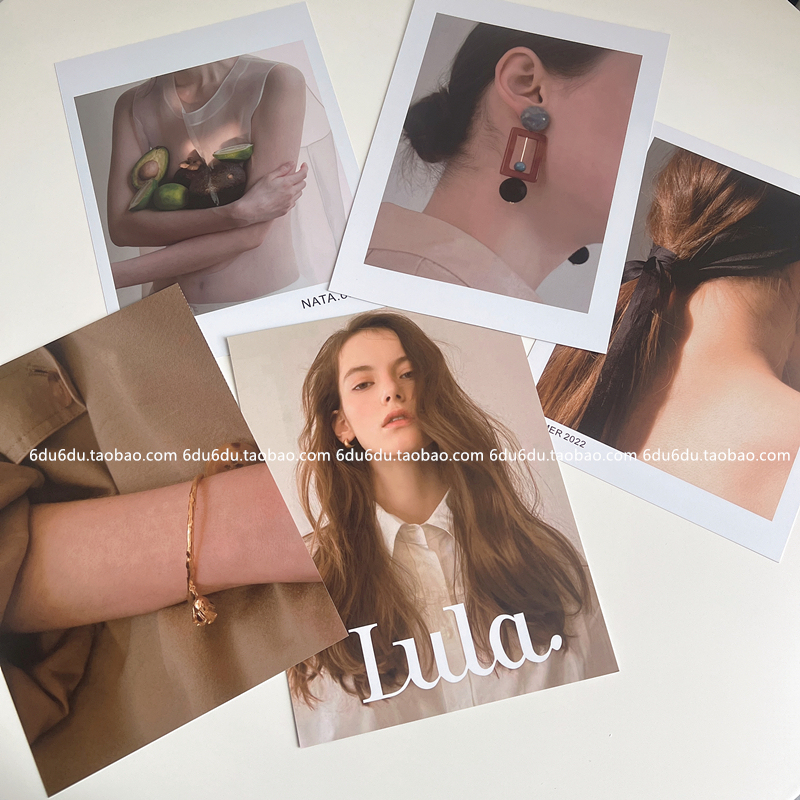 European and American Style Magazine Cover Decorative Cards, Room and Shop Wall Decoration, Double-Sided Small Posters, Photo and Photography Backdrops