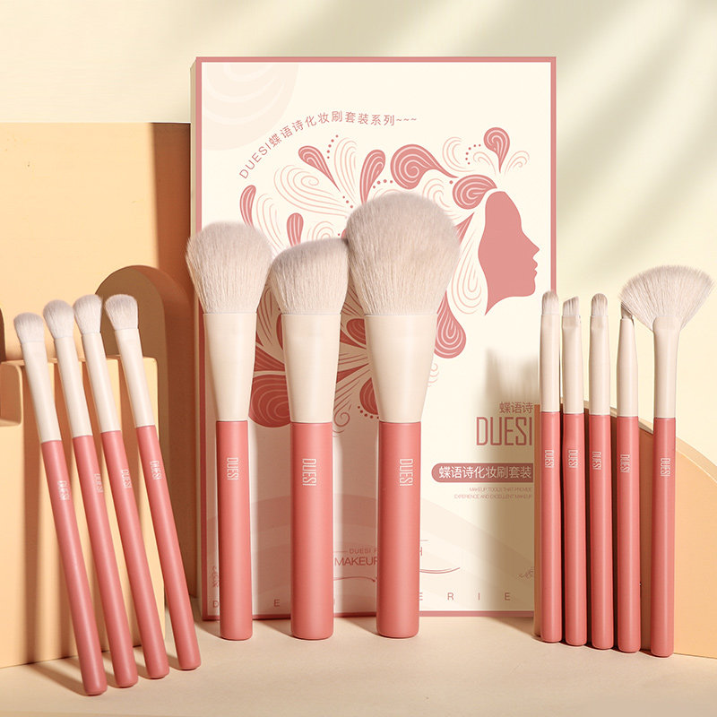 Makeup Brush Sets Eye Shadow Brush Powder Blush Brow Eyebrow Brush Fix Powder Bottom Brushed Ultra Soft Full Brush Beauty Dresser