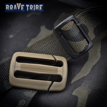 (Brave Tribe) Shoulder strap anti-slip buckle backpack shoulder bag waist bag shoulder strap nylon woven strap anti-slip removable buckle
