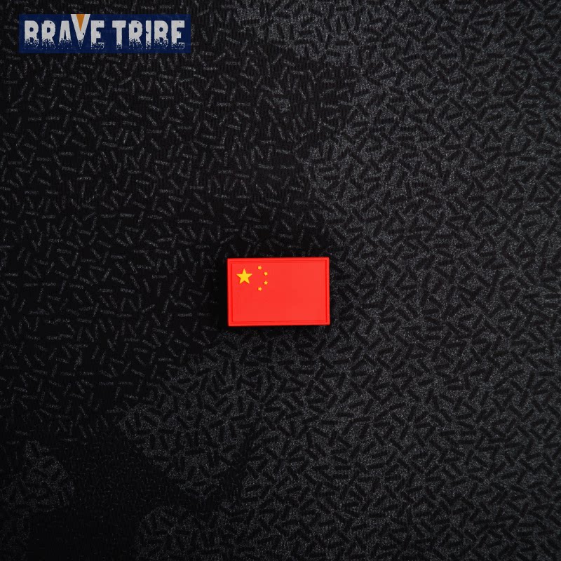 Small number of PVC adhesive chapters Flag Chapter Magic Chapter Morale Badge Magic Sticker Individuality Patriotism sticker Mini Flag