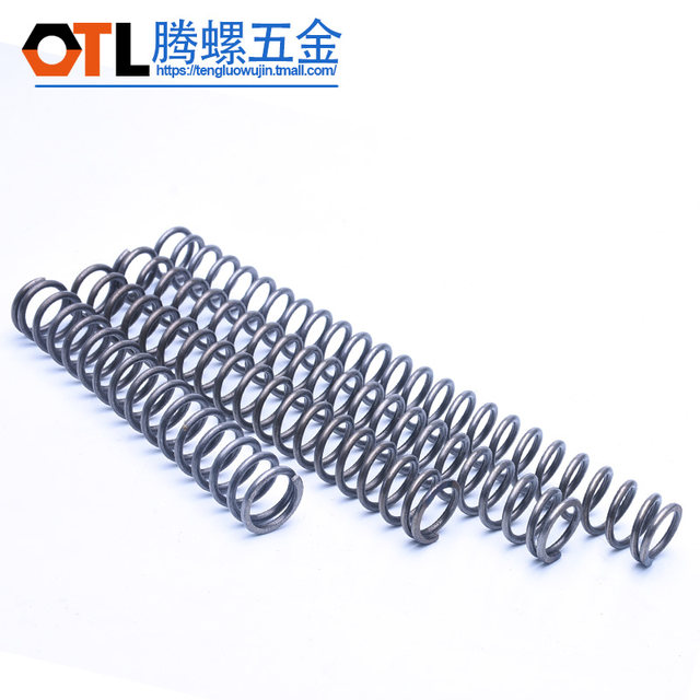 Spot 120-150-180-200-305 Long spring steel compression spring return buffer shock absorbing spring customized 2.5-3.0