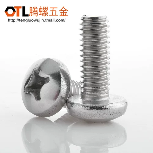 304 Крестовая круглая головка из нержавеющей стали, зубной винт, зубной винт, зубной винт, M4*6/8/10/40