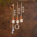 Мобильный телефон, короткий ремешок, подвеска ручной работы, брелок, креативный оберег на день рождения, DIY, для влюбленных, год кролика, подарок на день рождения
