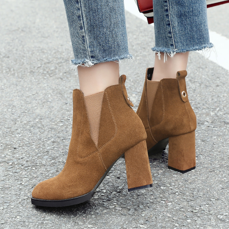 Bottes mi-saison femme en Caoutchouc - Ref 3249548 Image 5