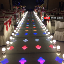 2017 new wedding celebration props T-road leading dragon pearl road leading light bulbs with light and dragon bead chandelions