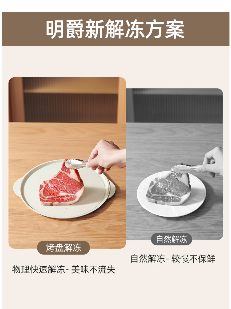 British Mingjue Outdoor Cassette Stove Grill Pan Korean-Style Teppanyaki Grill Meat Plate Heat Conduction Plate Household Heat Conduction Plate