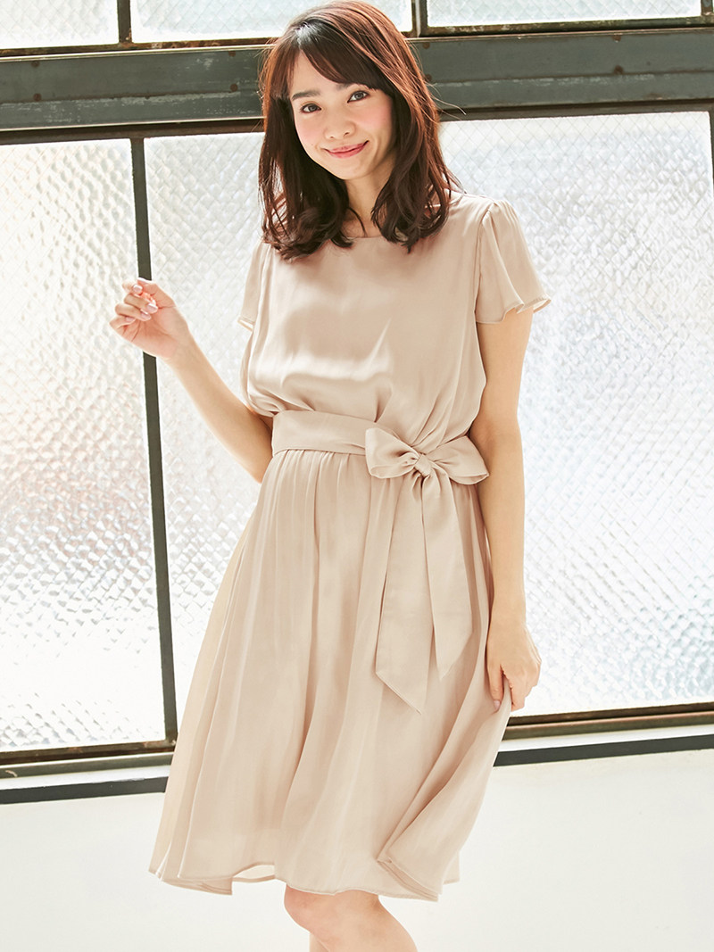 Japan's foreign trade 19 short - sleeved summer breastfeeding dress