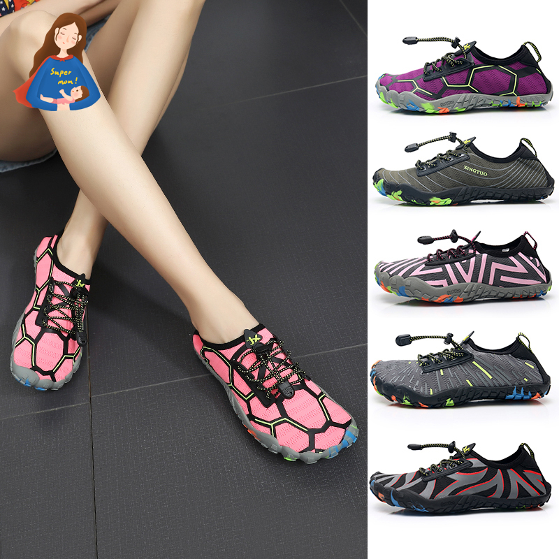 Five-Finger Shoes for Indoor Sports, Gym, Men and Women, Breathable, Non-Slip, Outdoor Hiking, Lightweight, Shock-Absorbing, Jump Rope, Treadmill