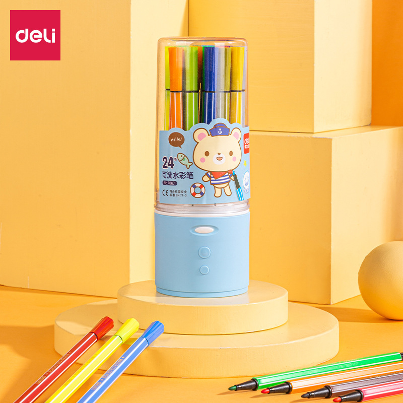 Effective stationery 7067 watercolor pen 24 color color painting pen primary school children gift student supplies