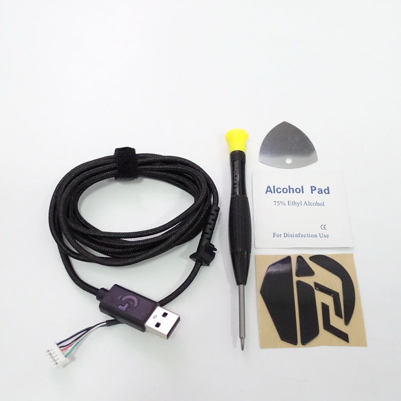 USB Mouse Cable Is Suitable for Logitech Original G102G302G303G403G402G502G100G300 Paracord Gpw
