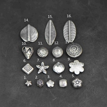 A selfie) by the Thai Handmade Silver DIY Accessories Stars Strawberry Leaves Silver White Wave Septul GG01