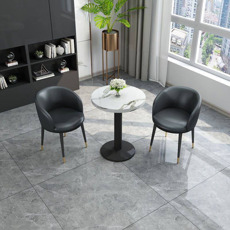Brief Reception Talks Metal Table And Chairs Combined Beauty Salon Lounge Small Round Table Office Coffee Casual Round Table And Chairs