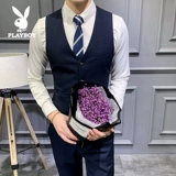 Playboy, костюм, мужской жилет, пиджак классического кроя в английском стиле, облегающий крой