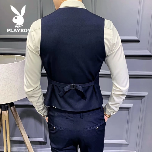 Playboy, костюм, мужской жилет, пиджак классического кроя в английском стиле, облегающий крой