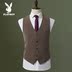 Playboy phù hợp với nam phù hợp với đám cưới mỏng chú rể ăn mặc phù hợp với nam doanh nhân giải trí chuyên nghiệp Anh - Suit phù hợp áo vest dạ nam Suit phù hợp