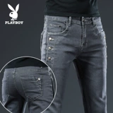 Playboy, летние джинсы, тонкие штаны для отдыха, облегающий крой