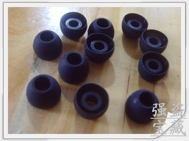 Black midsize small number in ear headphones Silicone Sleeve Headphones Silicone Cover 5-12 pairs-Taobao