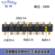 8pin pogo pin spring pin antenna thimble plug plate welding tape tail battery connector test probe