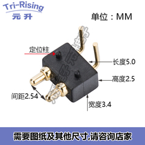 POGO PIN spring thimble test probe 90 degree thimble high current PIN connector antenna thimble bending type