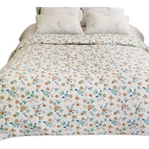 Pure cotton bed cover single piece tatami double-sided dual-purpose cotton sheets are quilted all-round cotton non-slip quilted quilting pad