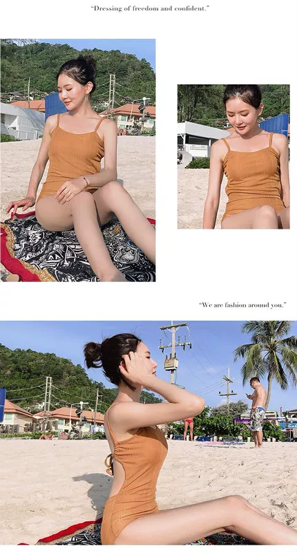 2019 đồ bơi mới nữ Xiêm gợi cảm bikini che bụng tam giác giảm béo ngực tụ tập mùa xuân nóng bỏng bảo thủ - Bikinis bộ đồ tắm biển nữ