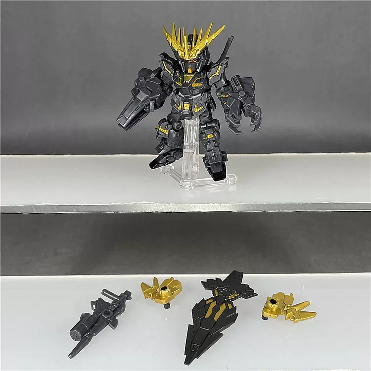 Bandai Gundam Фигура Панорама Ночные Непроходимые Gundam Gacha MSE Heavy Duo EX26