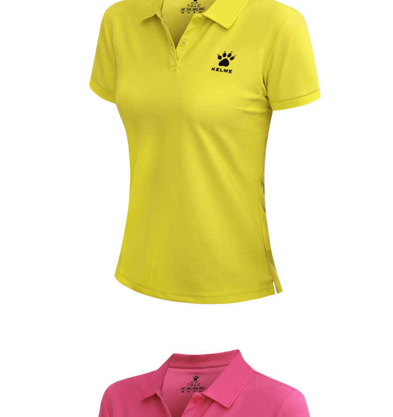 Áo khoác thể thao kelme chính hãng thường xuyên áo phông áo phông Calme POLO áo sơ mi nữ tay ngắn Paul áo sơ mi 126 - Áo polo thể thao áo polo form rộng