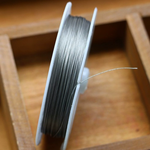 Стальная проволка, шелковые нитки, бусины с бусинами, ювелирное украшение ручной работы, аксессуар, «сделай сам»