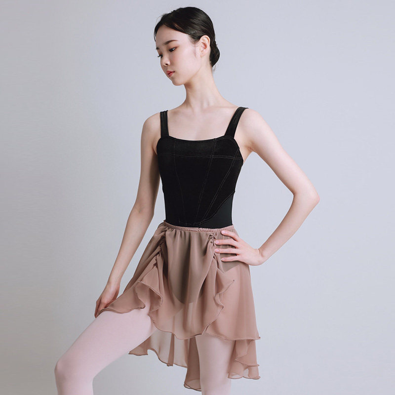 New adult ballet petal skirt, dance tulle skirt, dance exam costume, physical training uniform, practice skirt for women.