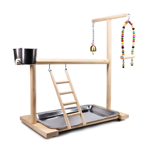 Браслет на ногу из нержавеющей стали, качели из натурального дерева, игрушка