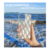 Advanced touching fishmonghy suitable for apple iPhone13promax12 pearl 11 seashells cell phone shell ins