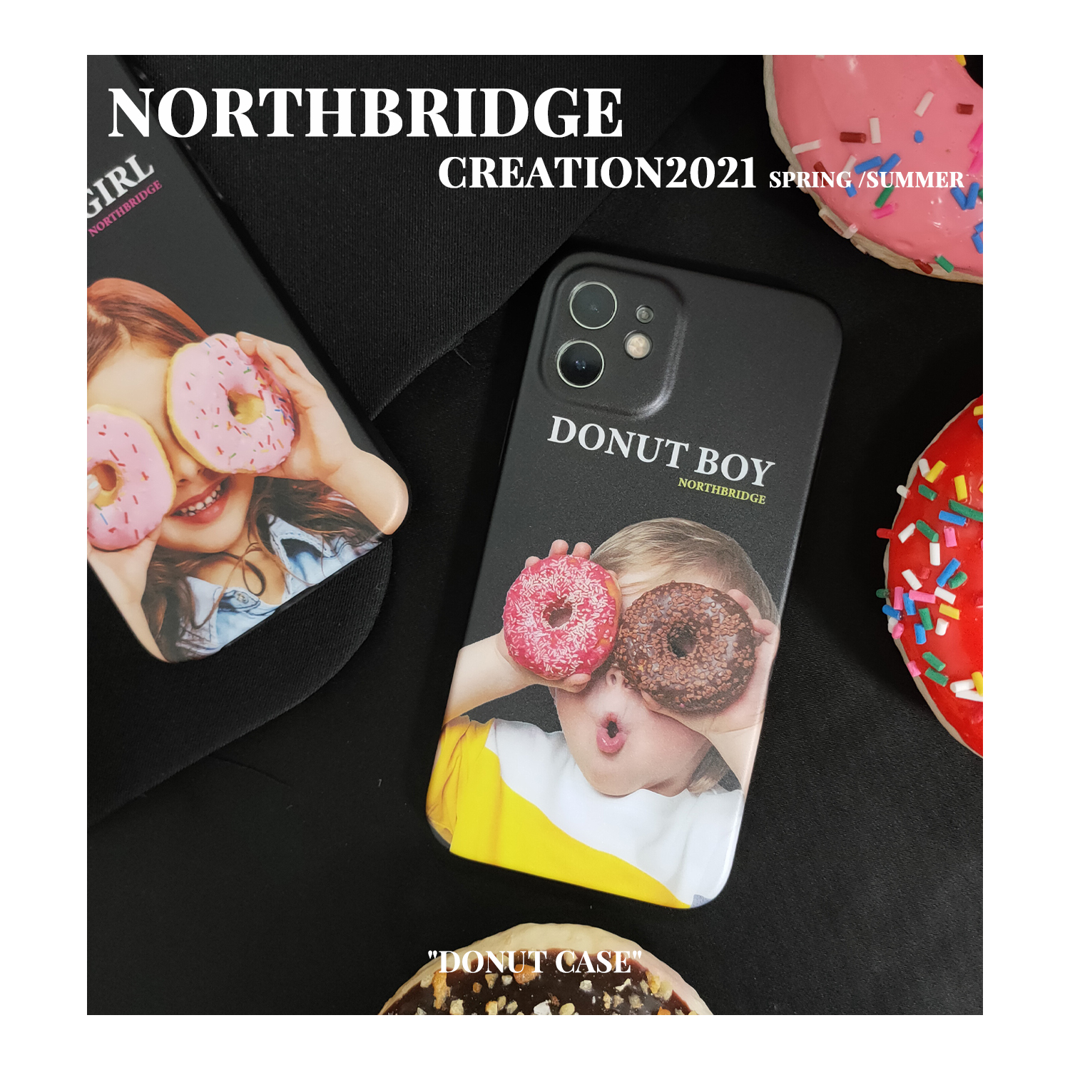 NBC original donuts for iPhone12 mobile phone case Apple 11Promax couple XS Europe and America ins scrub