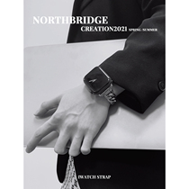 The North original applies to the Apple Watch iwatch6 12345se watchband fashion 100 hitch metal chain