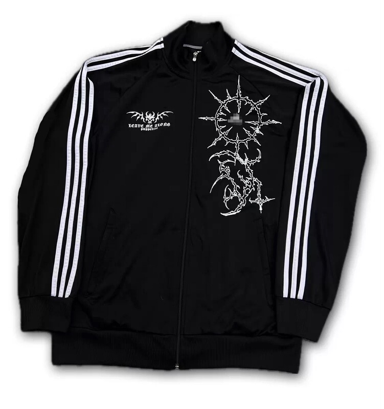 A..D Series Dark Gothic Rock Band Visual Style Subculture Single Stripe Sportswear Jacket in Stock