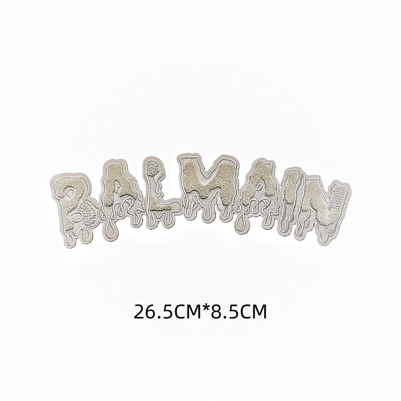 Letter Beads, Toothbrush Embroidery, Special Embroidery, Embroidered Patches, Trendy Decorative Patches, Handmade Materials Including Needle and Thread