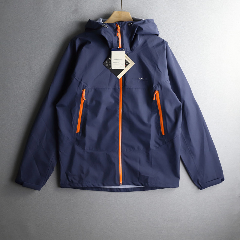 Youhuai Foreign Trade European and American m Original Outdoor Hooded Windproof and Waterproof Men's Mountaineering Hardshell Embroidered Jacket