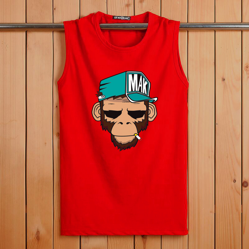 Áo vest nam đặc biệt hàng ngày không tay áo thun cotton rộng rãi - Áo vest cotton áo ba lỗ gym