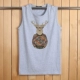 Áo vest nam đặc biệt hàng ngày không tay áo thun cotton rộng rãi - Áo vest cotton ao ghi le