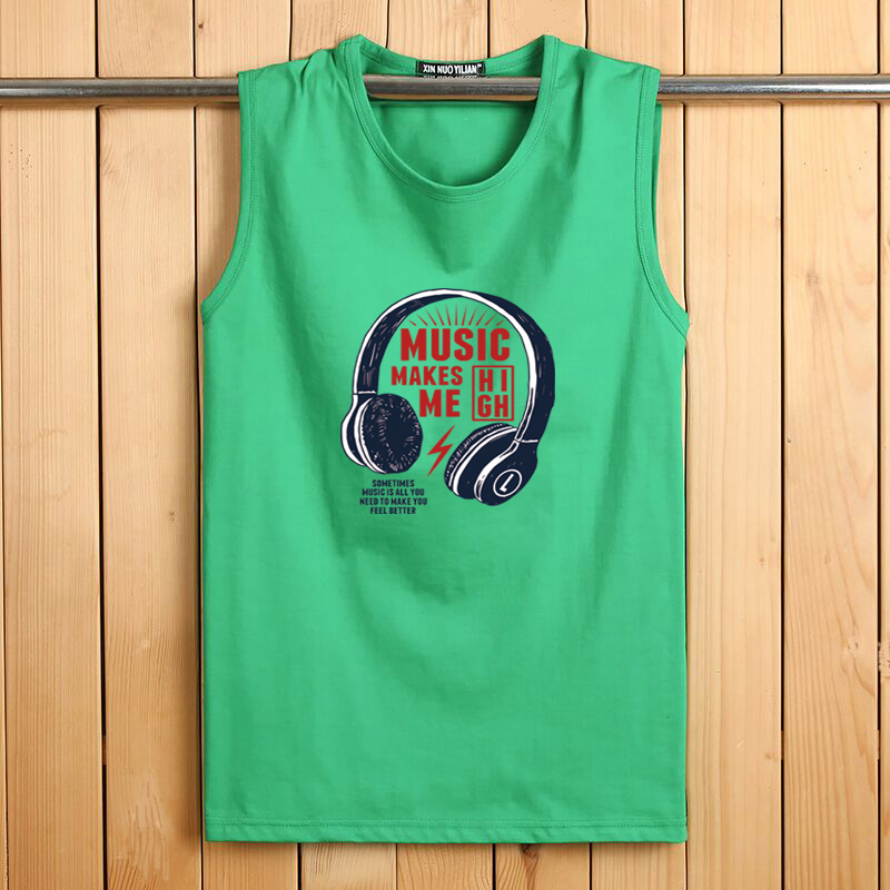 Áo vest nam đặc biệt hàng ngày XL áo cotton mới cho nam áo thun không tay áo khoác không tay