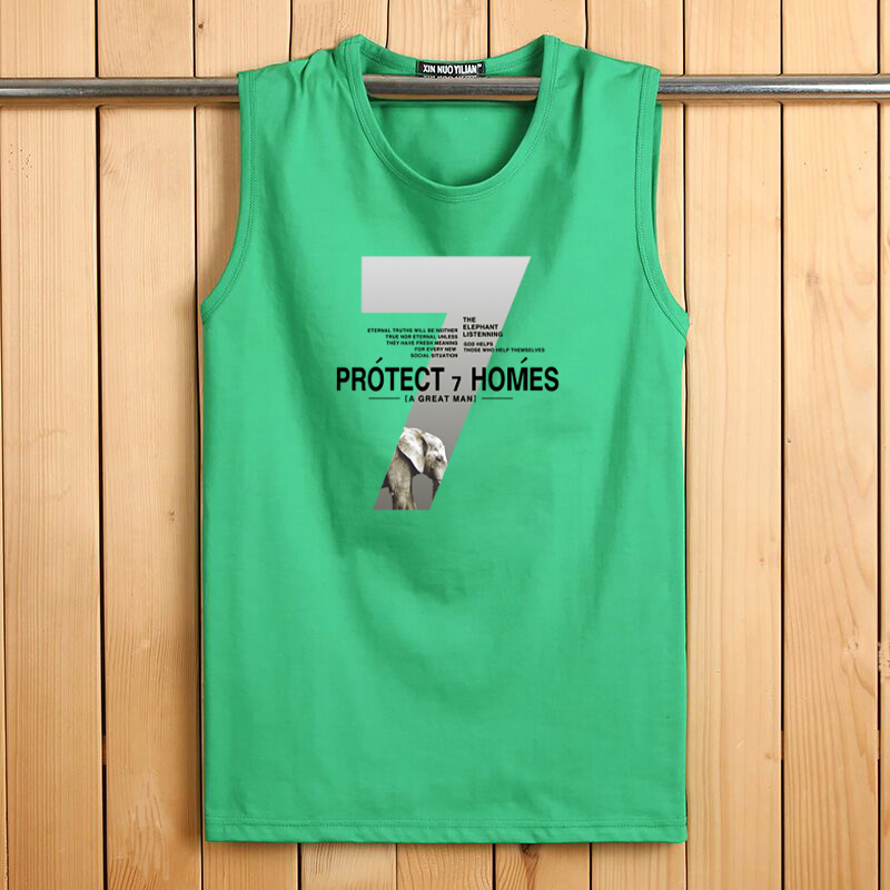 Áo vest nam đặc biệt hàng ngày XL áo cotton mới cho nam áo thun không tay áo khoác không tay