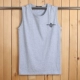 Mùa hè mới cotton thể thao vest nam in lỏng giản dị tay áo ngắn tay áo thun thủy triều thương hiệu vest nam dưới đáy áo khoác vest nam mỏng
