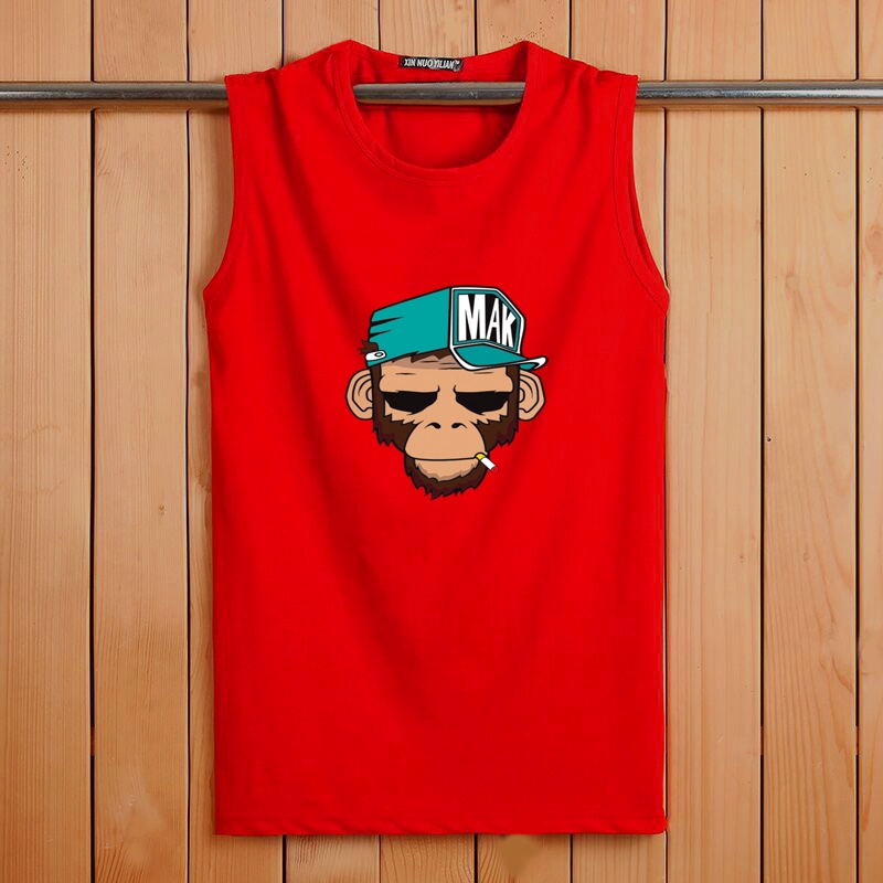 Đặc biệt hàng ngày áo vest không tay nam thể thao rộng thể thao cotton kích thước lớn không tay áo thun xu hướng áo vest vai - Áo vest cotton áo ấm nam mùa đông