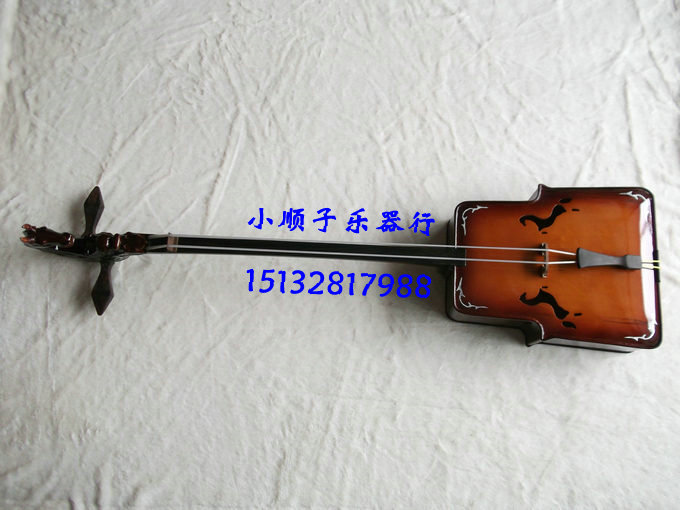 Manufacturers direct sales national instruments Ewood fingerboard axis white pine panel violin round horse head gift box